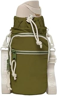 Water Bottle Sling Crossbody Bag – Small Cross Body Sling with Pockets for Water Bottle, Cash, Phone & Keys