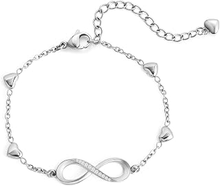 Hypoallergenic Charm Bracelets for Women, Dainty 14K Gold Plated Link Bracelet Stainless Steel Bracelets for Women Non Tarnish Gold Cute Bracelet Christmas Valentines's Day Jewelry Gifts