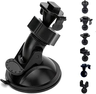 Sportway S10 Pro Dash Cam Mount, Suction Cup Dash Camera Mount Holder with 10+pcs Joints for Rove APEMAN CHORTAU Roav Nexar iiwey REXING Z-Edge Old Shark YI ... 98% Car Dash Cameras