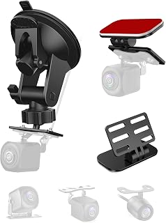 Pixelman Rear Camera Mount (2 Pcs), Universal Windshield Backup Camera Mount, Adjustable Dash Cam Bracket