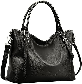 Genuine Leather Purses and Handbags for Women Tote Shoulder Bag Satchel Purse Top Handle Bags Hobo Crossbody Purse