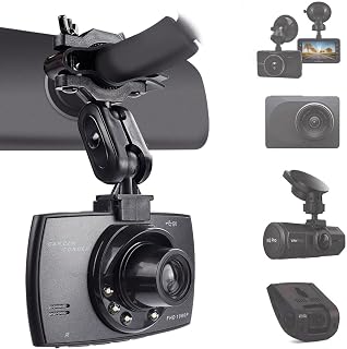 Sportway S60 Dash Cam Mirror Mount with 10pcs Joints Kit for Rove APEMAN CHORTAU Roav Nexar iiwey YI Z-Edge Old Shark Rexing KDLINKS Falcon Zero Transcend Crosstour VANTRUE... Most Car Dash Camera