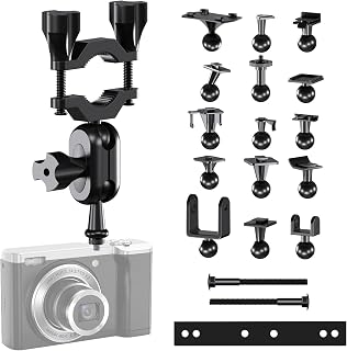 Dash Cam Mount, Rearview Mirror Bracket Installation Kit, for Rove APEMAN CHORTAU VANTRUE Crosstour Old Shark GoPro Roav YI Z-Edge KDLINKS Falcon Zero Peztio and Most Dashcam DVR GPS,16 Connectors