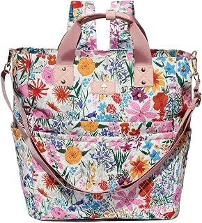 Diaper Tote Bag Totepack Backpack Crossbody Bag 3 in 1 for Women Laptop Backpack Multifunctional with Insulated Pockets