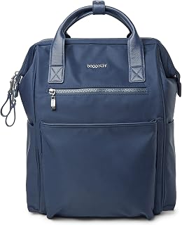Soho Backpack - Travel Laptop Backpack for Women - Lightweight Water-Resistant Luggage Bag, French Navy