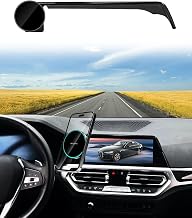 Phone Holder for BMW 4 Series 2021-2023/3 Series 2019-2022/2 Series 2022-2024 Accessories 10.25-Inch Screen, Car Magnetic Phone Mount Compatible with MagSafe, Magnets Fast Wireless Charger Phone Base