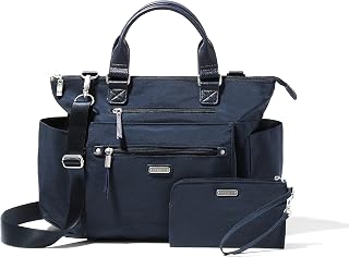 3-in-1 Convertible Backpack Tote Handbag - 15x12" Lightweight Travel Bag w/ RFID Phone Wristlet