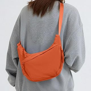 Crossbody Bags for Women,Nylon Crossbody Bags Crescent, Casual Sling Dumpling Purse Shoulder Tote Handbag,Small Backpack
