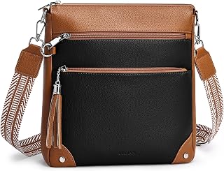 Anti Theft Crossbody Purses for Women RFID Blocking Crossbody Bags, Travel Shoulder Purse with Built-in Wallet