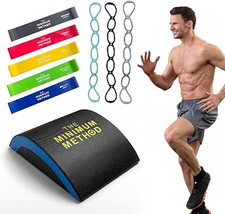 Joey Thurman Workout Bundle | Complete Home Gym Equipment Set | 7-Ring Resistance Bands, Mini Loop Bands and Ab Mat | Full Body Fitness Training System for Core, Glutes, Arms and Legs