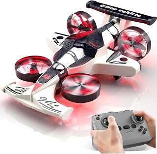 2 in1 Remote Control Car and RC Plane Stunt Drone RC Drift Car Anti Collision Drift Drones Flying Drone for Kids Remote Control Airplane for Kids 8-12 Kids Drone Plane Mini Drone for Kids 4-16