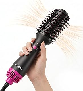 Hair Dryer Brush Blow Dryer 4-in-1 Hot Air Styler, Blowout Brush Hair Dryer Styler & Volumizer with Ionic |Oval Large Barrel|Anti-frizz Blowout for Medium Long Hair [NOT for Short Hair] 3.5''