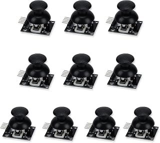 10pcs PS2 Joystick Game Controller Module XY Dual-axis Joystick Breakout Module for Arduino