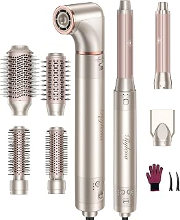 8-in-1 Air Styler Pro, Hair Dryer Brush & Blow Dryer Brush with Auto-Wrap Curlers, 110,000 RPM High-Speed Motor, No Heat Damage Multi Styler Gift Set for Women