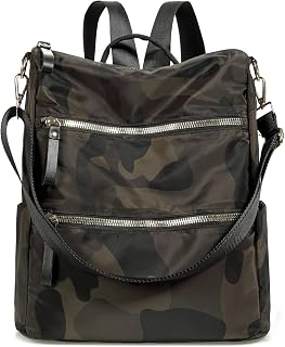 Women Nylon Backpack Purse Handbags and Shoulder Bag College Bookbags Anti Theft Travel Purses Casual Daypack