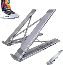 8-in-1 USB-C Laptop Stand & Docking Station | 4K, 2x USB-A 3.0, 2x USB-C, 100W PD Input, SD/TF Card Reader